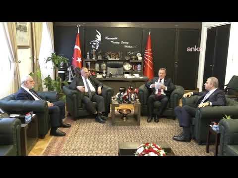 Siyasi partiler arası bayramlaşma... Saadet Partisi heyeti, CHP TBMM Grubu'nda #Canlı