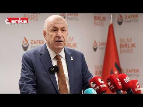 Zafer Partisi Genel Başkanı Ümit Özdağ, basın toplantısı düzenliyor #Canlı