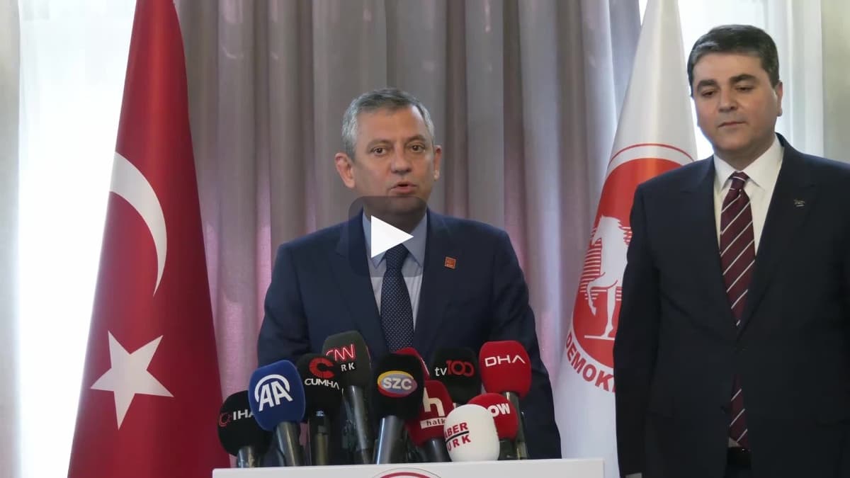 CHP-DP görüşmesi… Özgür Özel: Ara seçimden kaçmak, Anayasa’yı ihlal suçuyla birlikte siyasi bir tükenmişliğin de itirafıdır
