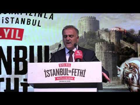 İBB Başkan Vekili Nuri Aslan, İstanbul'un Fethi'nin 573. yıl dönümü programında konuşuyor #Canlı