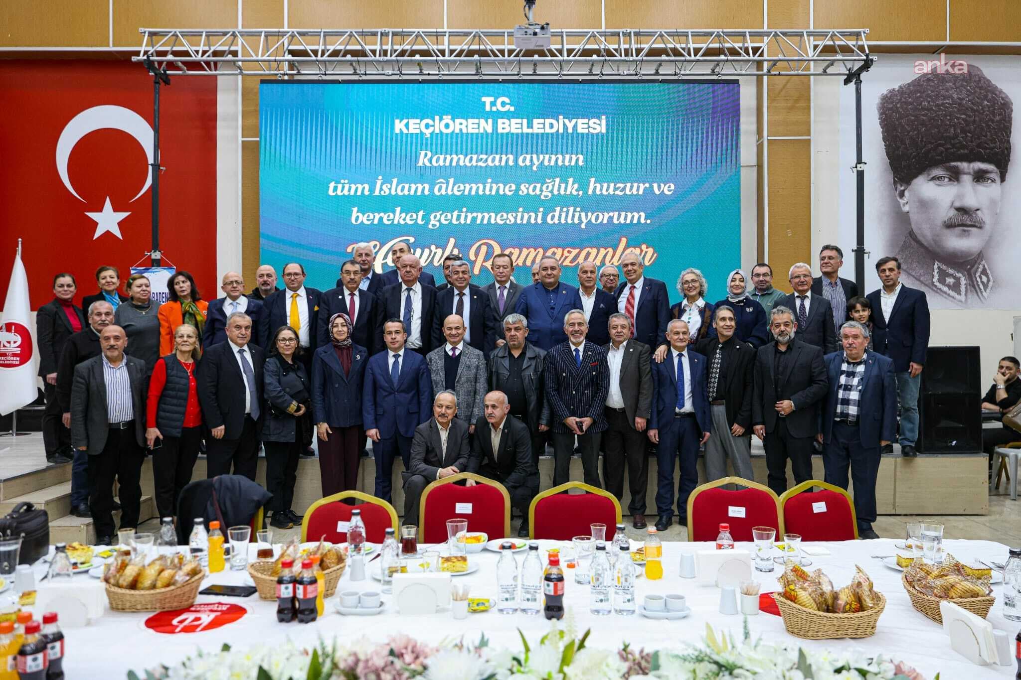 Keçiören Belediye Başkanı Özarslan, Batı Karadenizlilerle iftarda buluştu