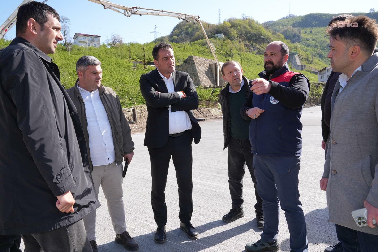 Giresun Belediye Başkanı Köse'den canlı hayvan pazarı alanında inceleme