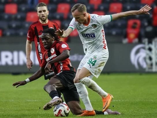 Gaziantep FK ile Alanyaspor 1-1 berabere kaldı