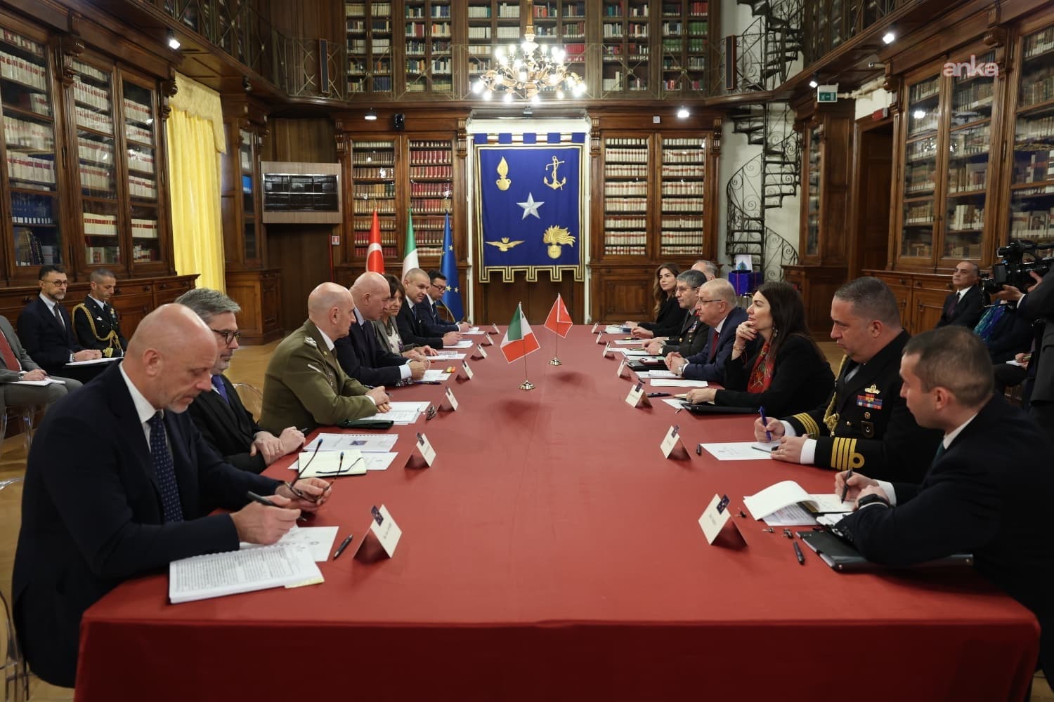 Milli Savunma Bakanı Güler, İtalyan mevkidaşı Crosetto ile biraraya geldi