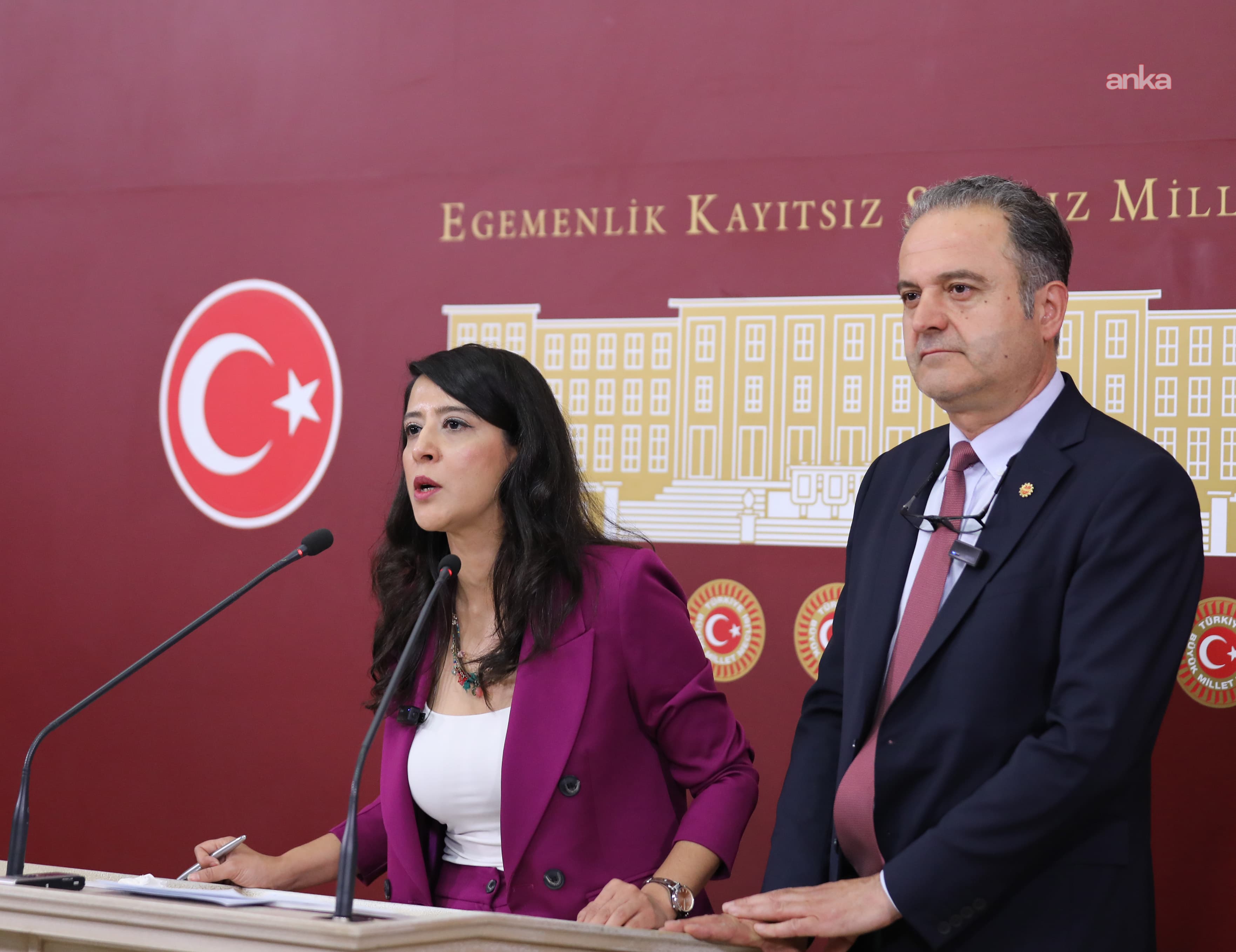 EMEP'li vekiller, MAPEG'in yayınladığı son ihale listesini ve Esra Işık'ın tutuk