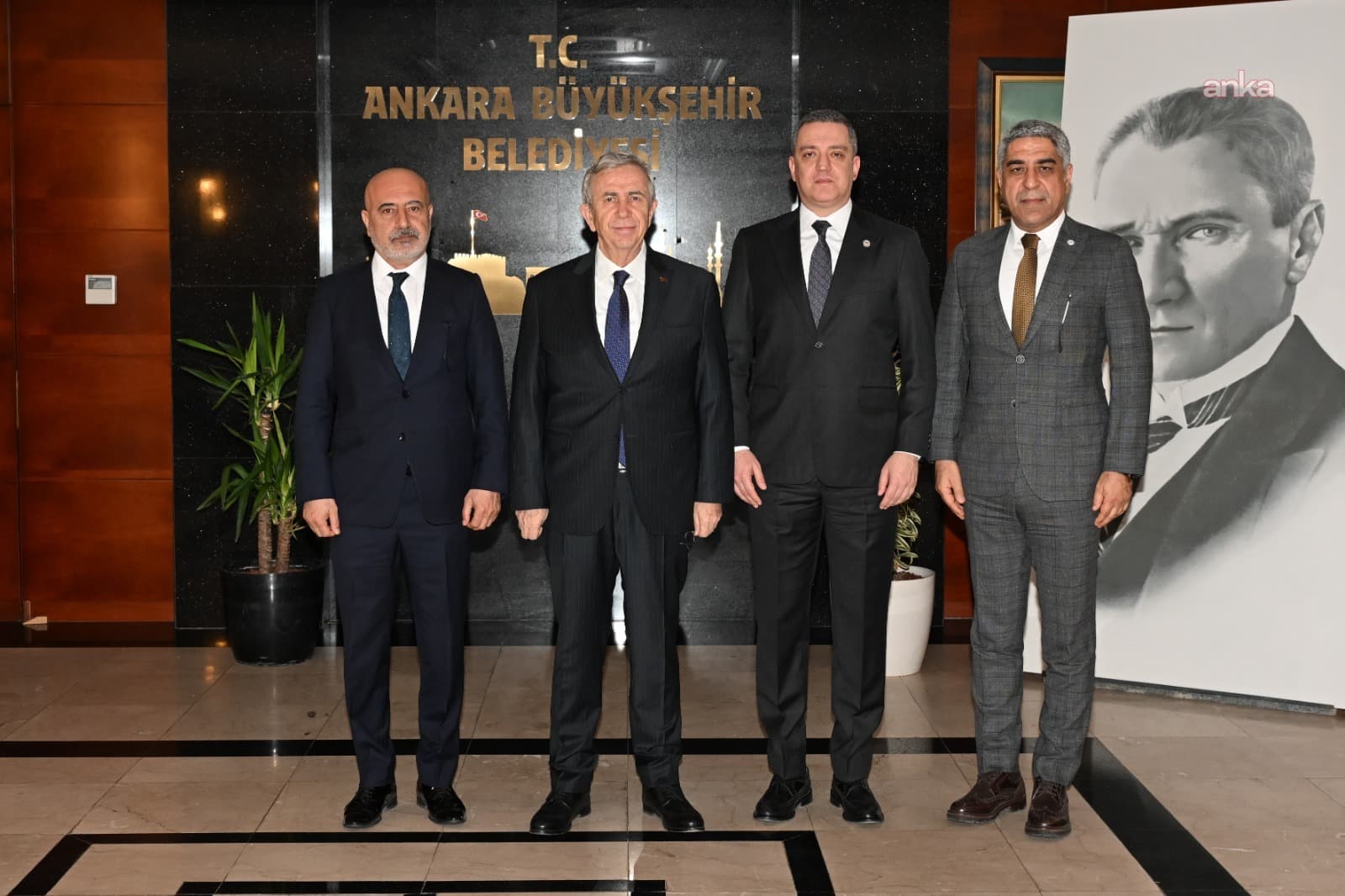 TBB Başkanı Erinç Sağkan’dan Mansur Yavaş’a ziyaret