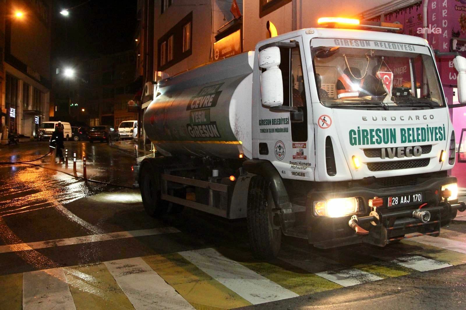 Giresun genelinde temizlik çalışmaları sürüyor