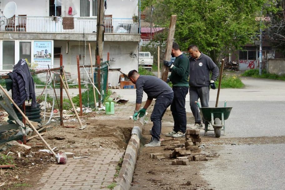 Giresun Belediyesi ekiplerinden sahada eş zamanlı çalışma