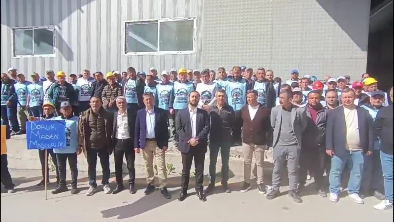 Doruk Maden işçileri Ankara yürüyüşünde... CHP Manisa Milletvekili Bakırlıoğlu: