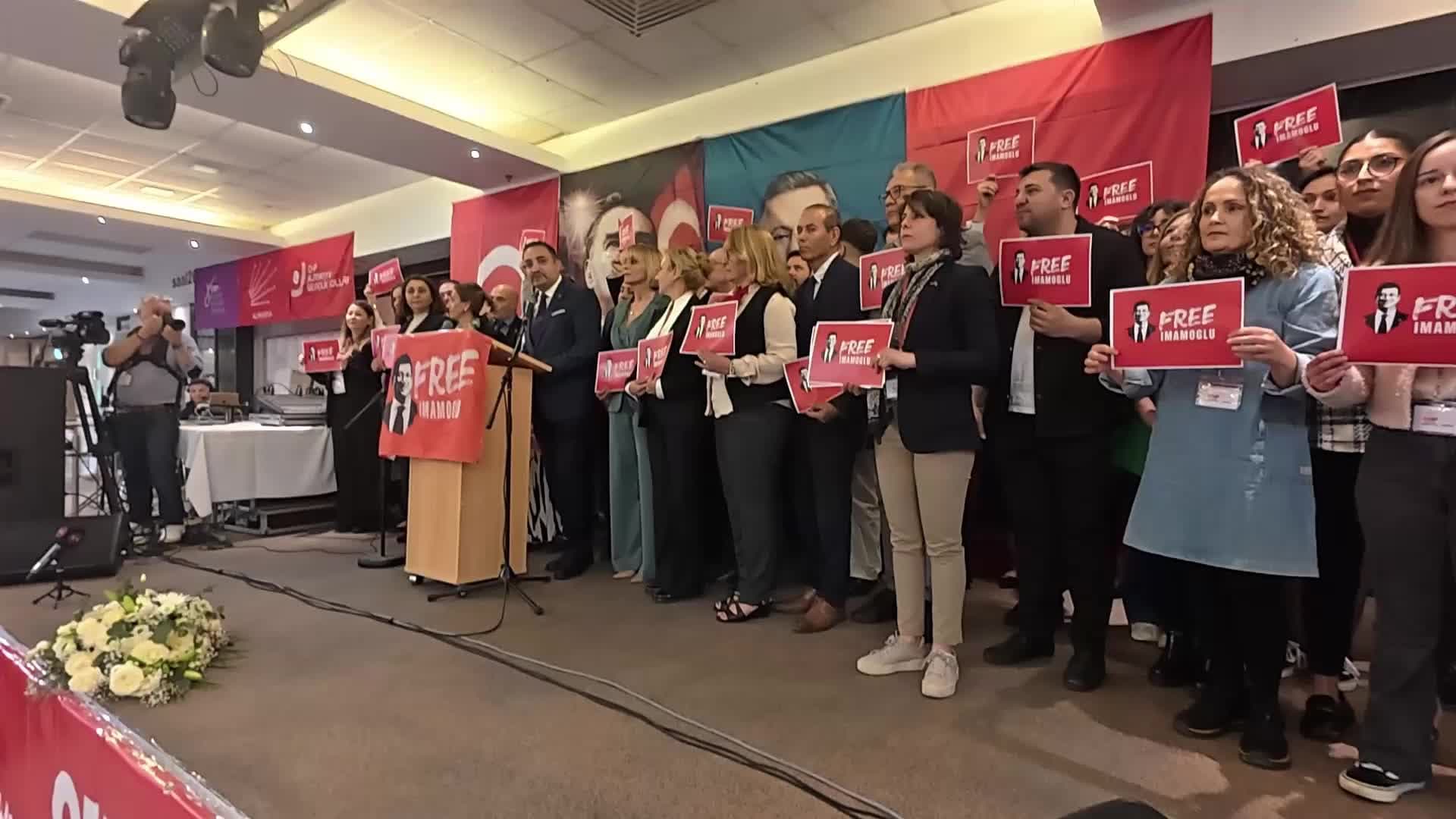 CHP Almanya Federasyonu, Köln'de "İstanbul'da direniş, Almanya'da dayanışma" mit