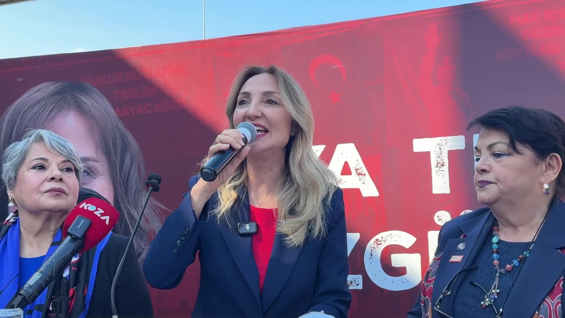 Aylin Nazlıaka: "Amaç belediye başkanlarını tutuklayarak sanki suç işlemişler gi