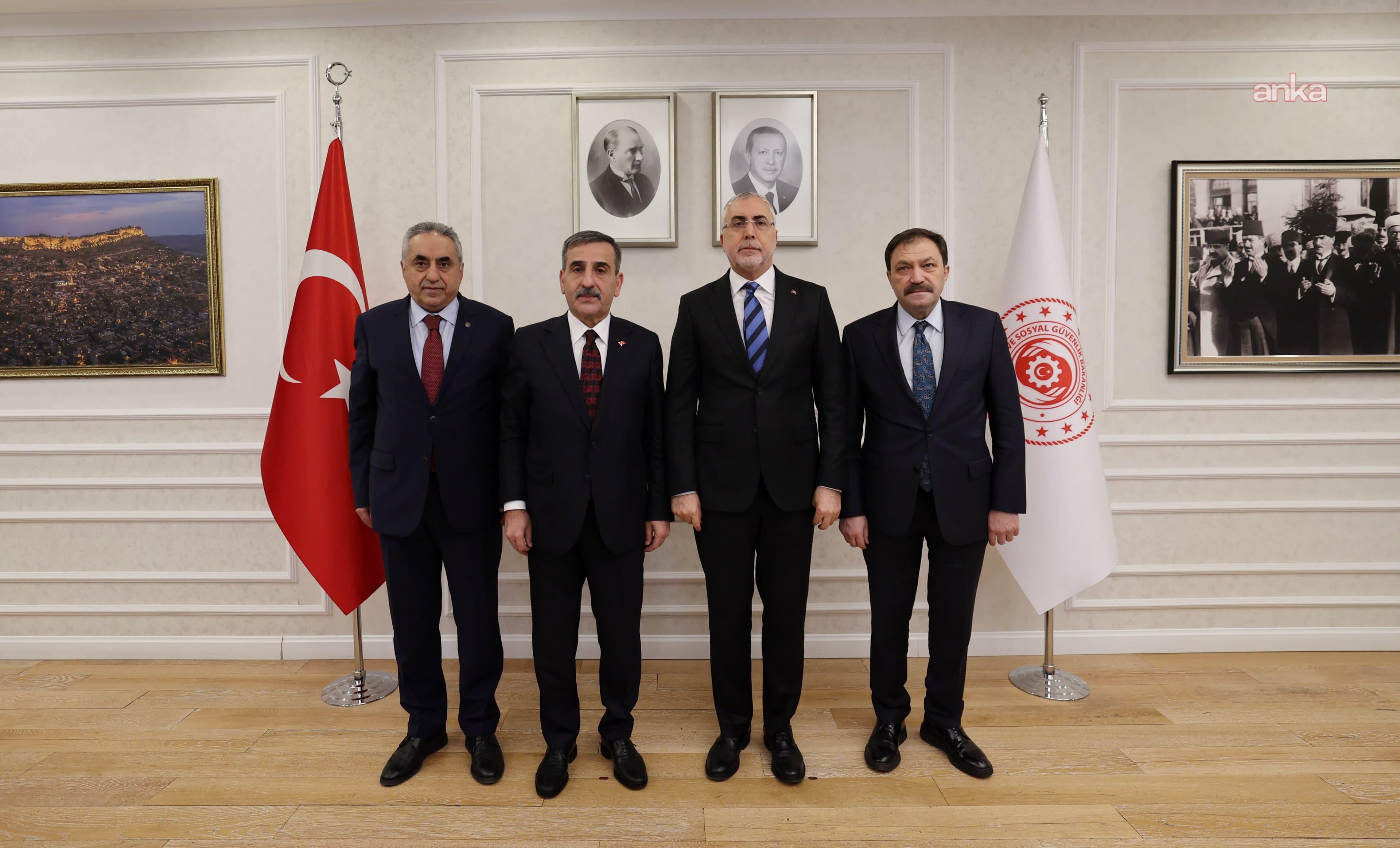 Türkiye Kamu-Sen Genel Başkanı Kahveci'den Bakan Işıkhan'a ziyaret