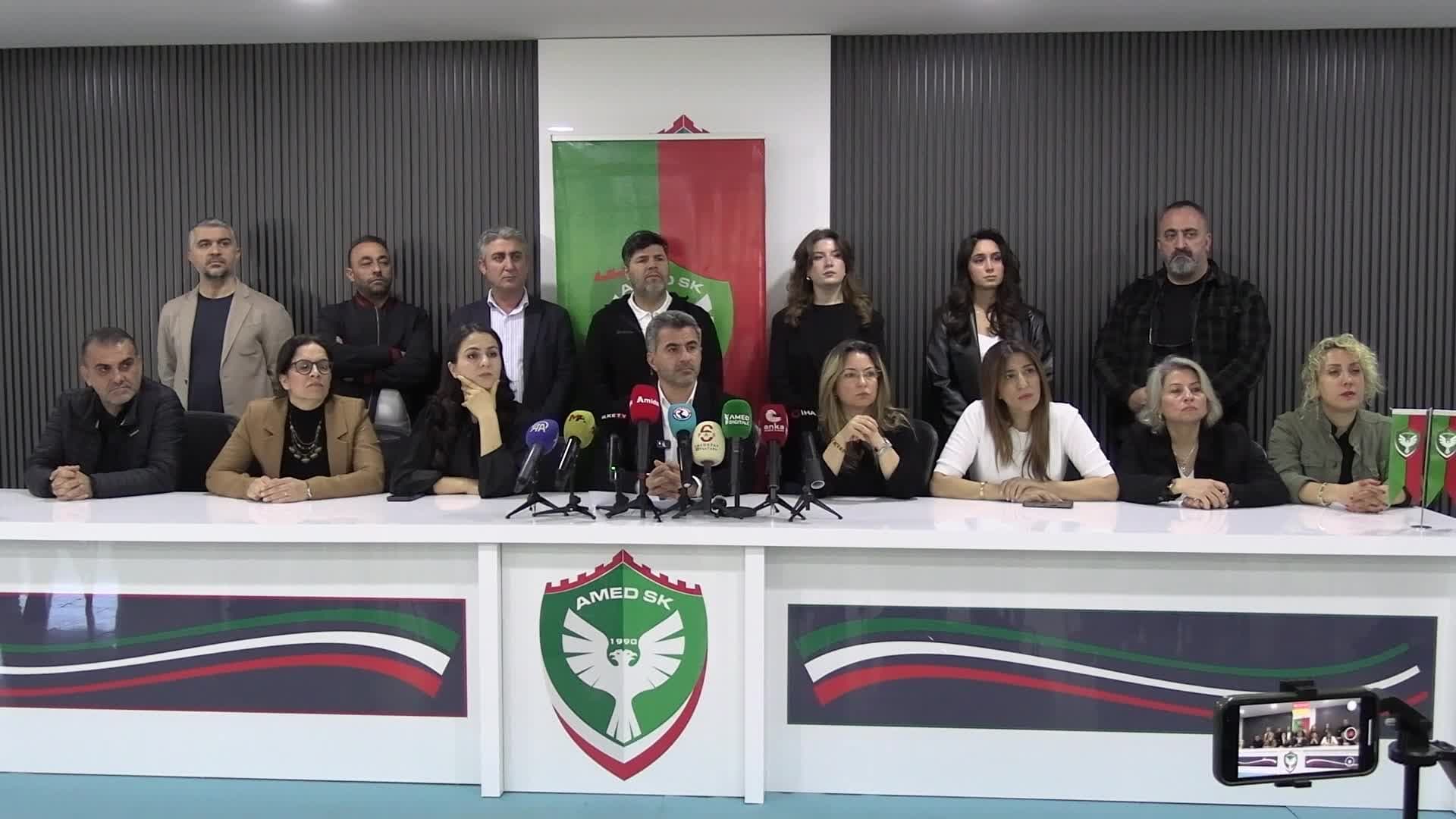 Amedspor Başkanı Nahit Eren: Hakem hatalarıyla önümüz kesiliyorsa suskun kalmayacağız