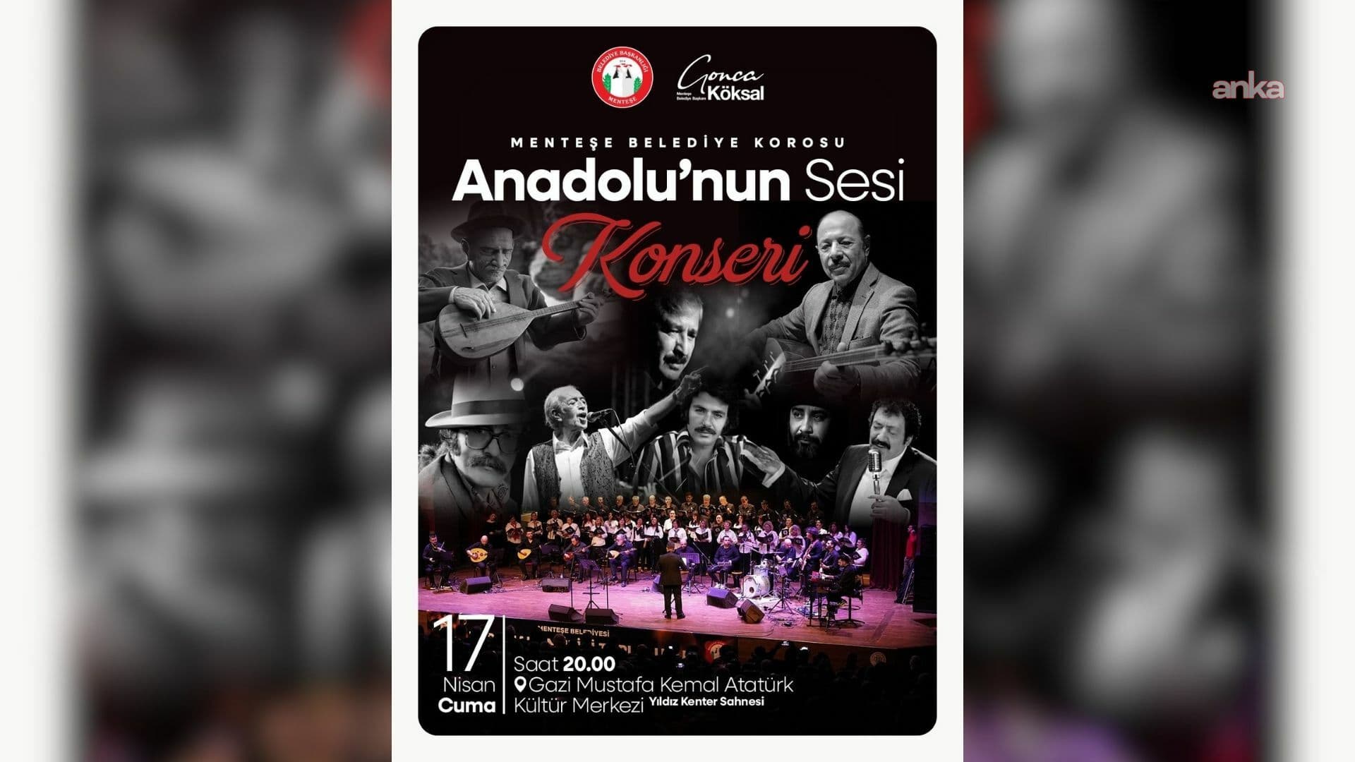 “Anadolu'nun Sesi” Menteşe'de yankılanacak