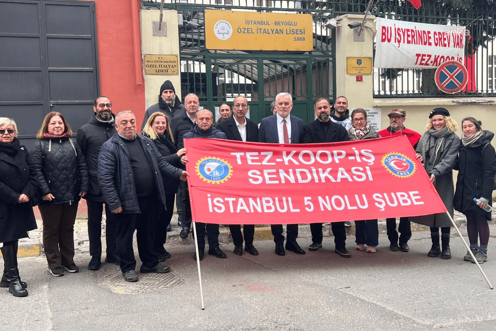 Tez-Koop-İş’ten İtalya Başkonsolosluğu’na ‘grev’ ziyareti: Yeni teklif sunuldu