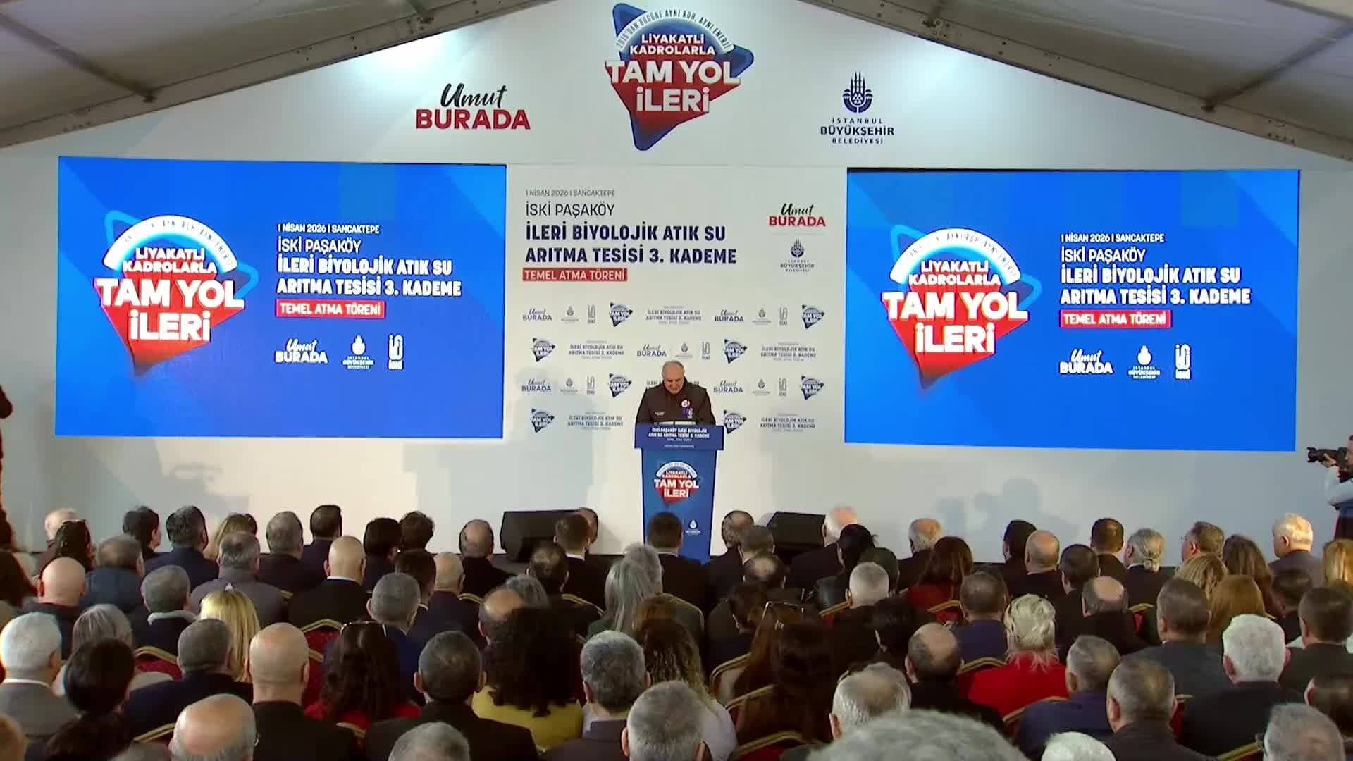 Paşaköy İleri Biyolojik Su Artıma Tesisi’nin 3. Kademesinin temeli atıldı... CHP