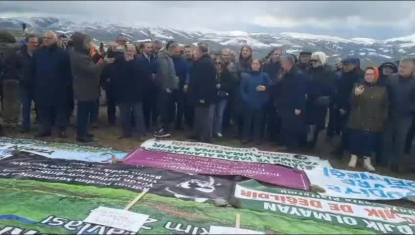 Ordu’da maden protestosu: Karar çıkıncaya kadar sizi bu alana sokmayacağız