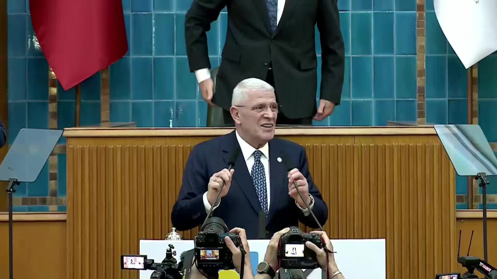 İYİ Parti Grup Toplantısı... Dervişoğlu'ndan Bahçeli'ye: "Allah kimseye gençliği