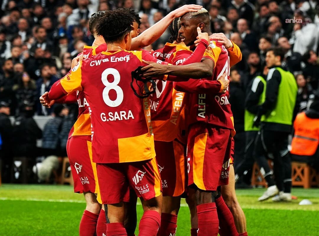 Derbinin galibi, Beşiktaş’ı 1-0 mağlup eden Galatasaray oldu
