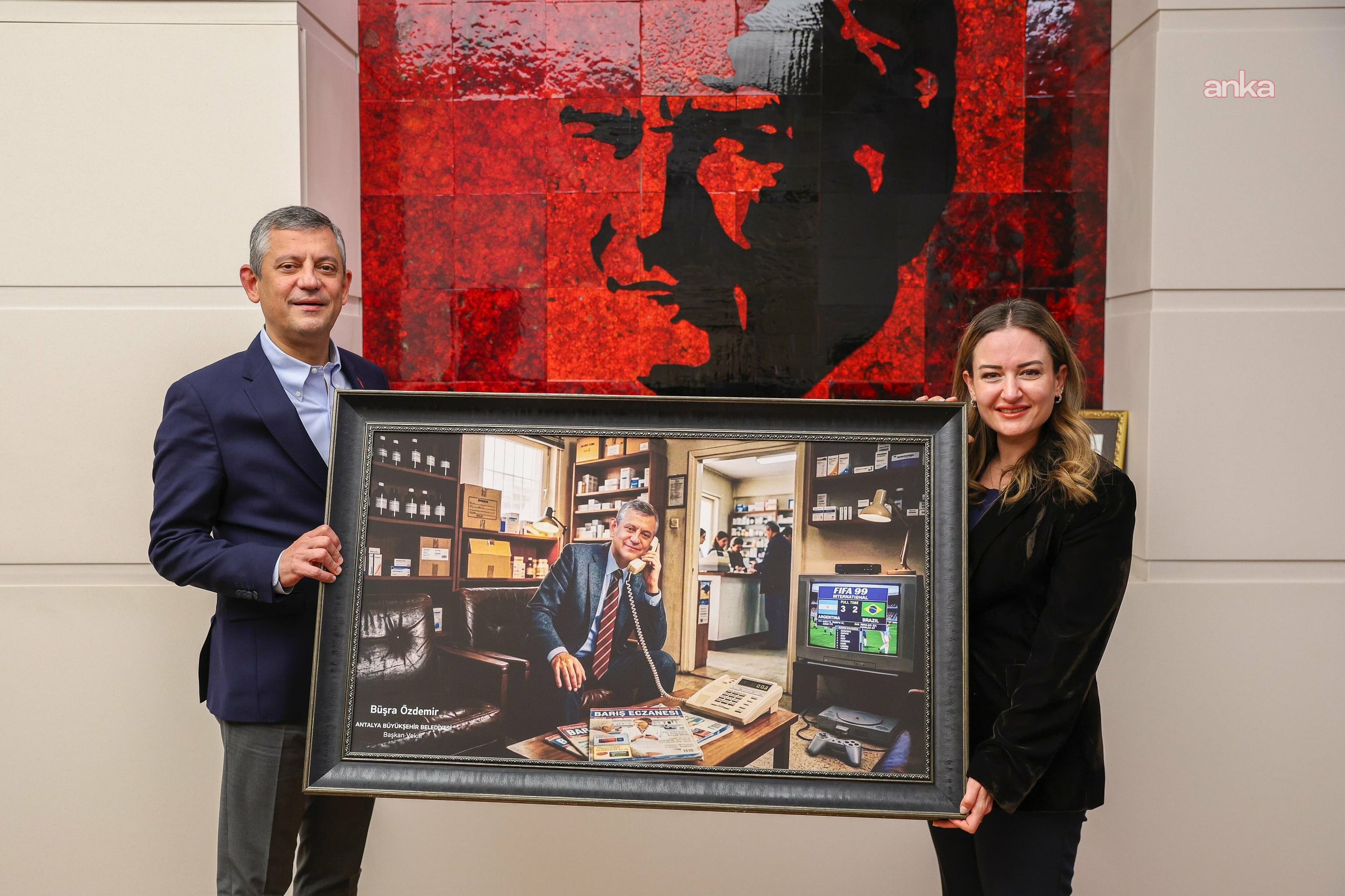 Antalya Büyükşehir Belediye Başkan Vekili Özdemir’den Özgür Özel’e ziyaret