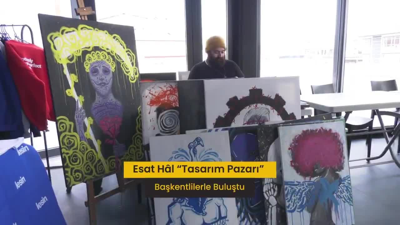Esat Hâl, "Tasarım Pazarı" ile Başkentlileri ağırladı