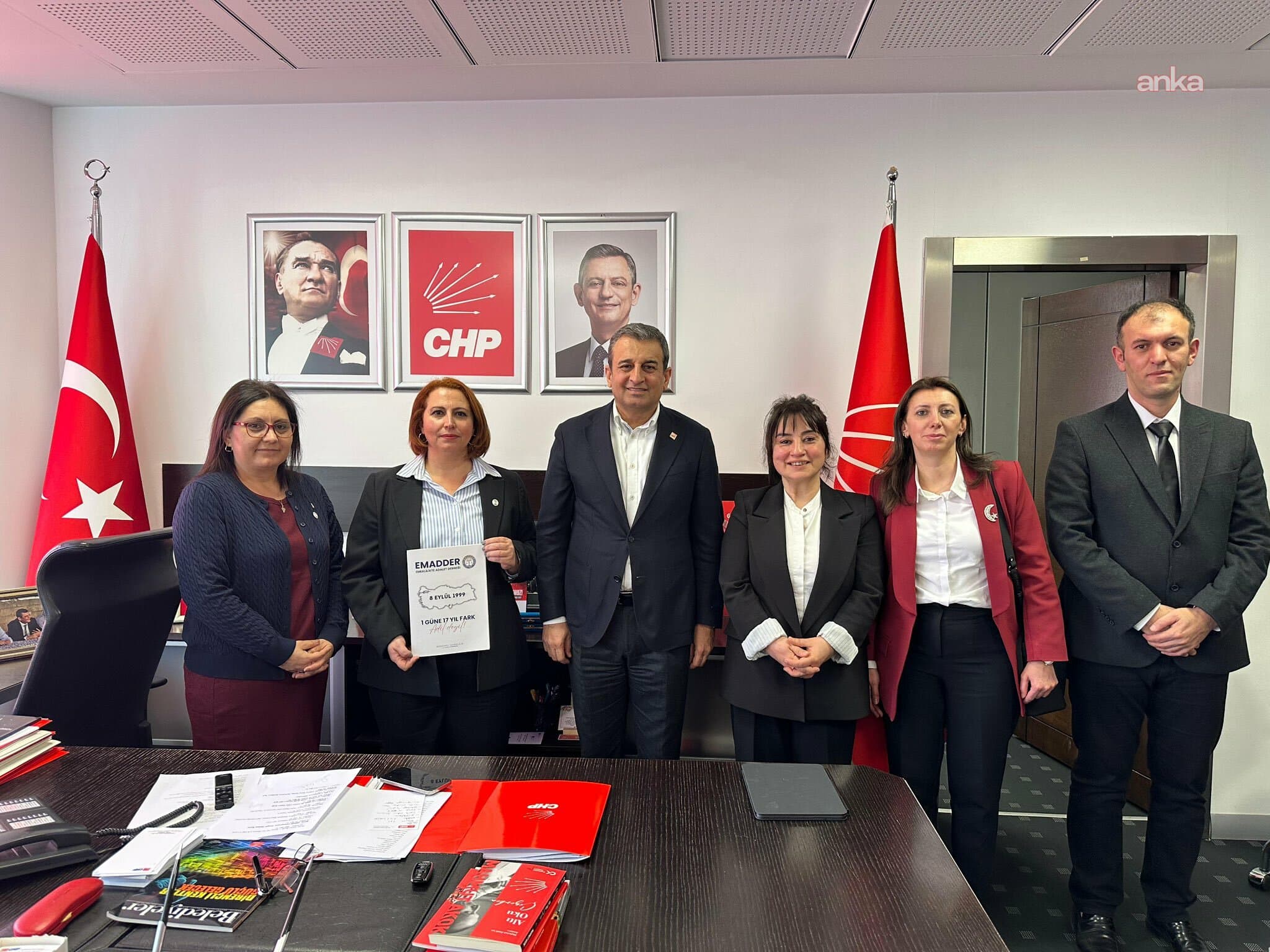 CHP’li Bulut ve Karasu, EMADDER heyetiyle biraraya geldi... "Kademeli emeklilik çıkarılmalı"