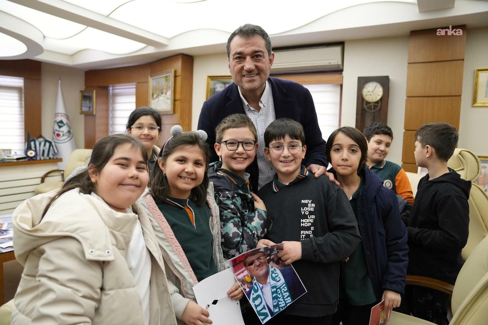 Giresun Belediye Başkanı Köse, ilkokul öğrencilerini ağırladı